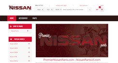 Desktop Screenshot of premiernissanparts.com